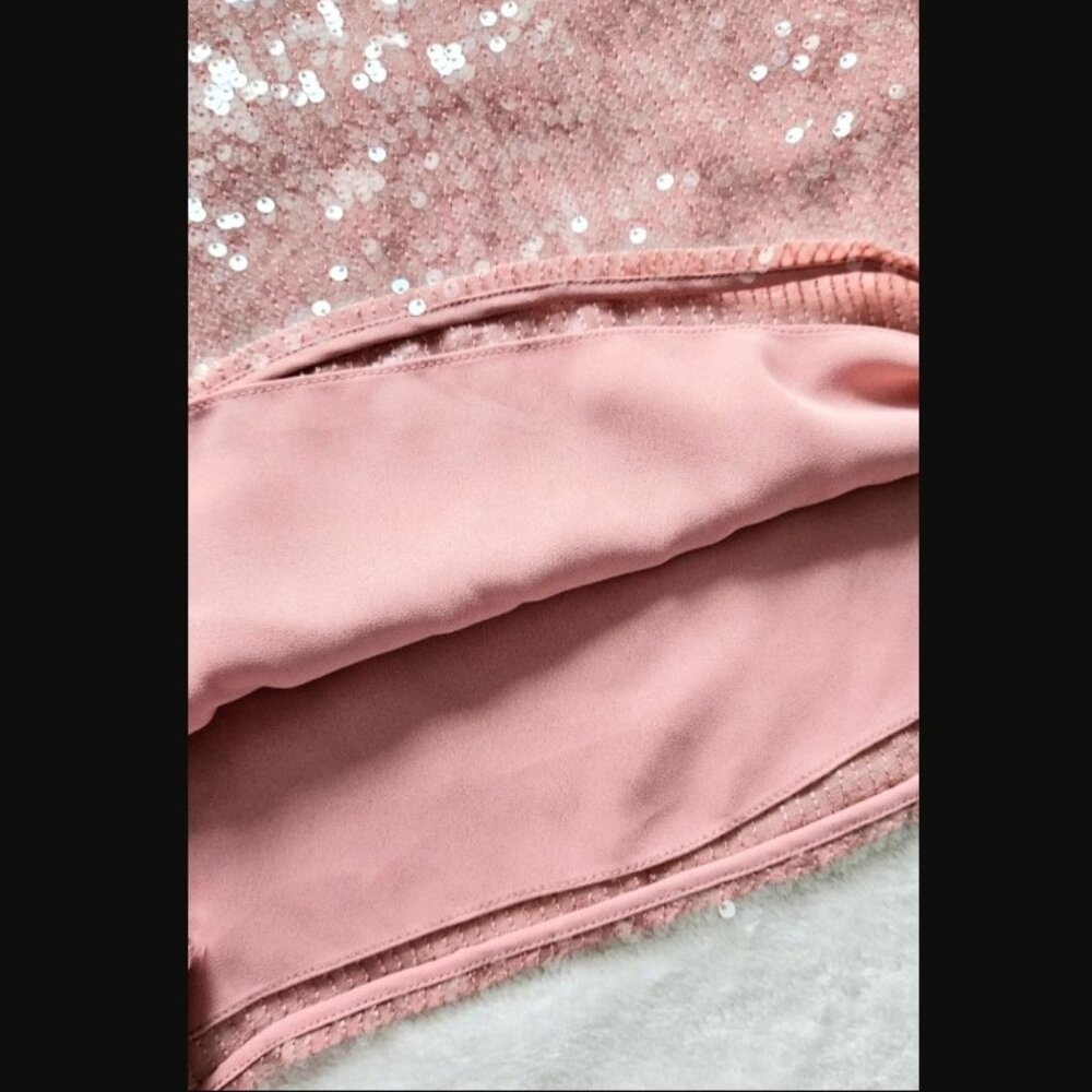 SALLY LAPOINTE moda operandi sequin oversized t-shirt tee goop top $890 us-8 - Picture 4 of 13